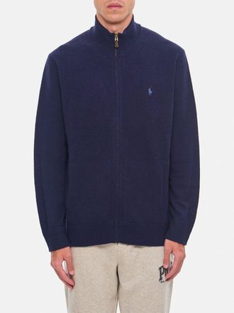 Polo Ralph Lauren Cardigan in pura lana con collo a dolcevita e zip