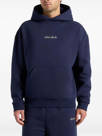Mani&egrave;re De Voir Ollie hoodie met kangoeroe buidel - Blauw