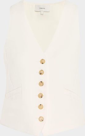 Vince Sculptural Fitted Vest