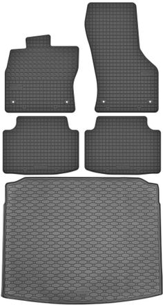 OEM Juego De Alfombrillas De Goma Para Coche Y Alfombrilla Para Maletero Para Vw Tiguan Ii Suv (2016-2024)