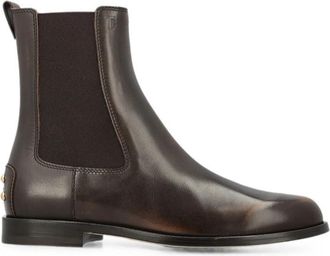 Tod's Brown Chelsea Boots