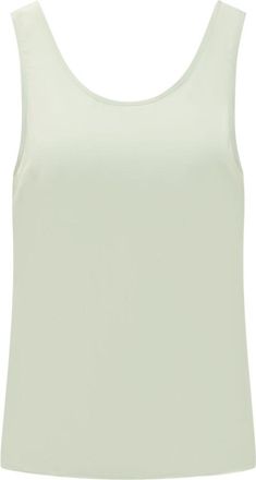 Pinko Light Green Scoop Neck Top
