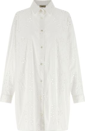 Herno White Cotton Womens Blouse