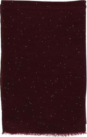 Faliero Sarti Sumptuous Wool Blend Scarf with Delicate Embellishments