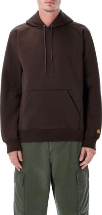 Carhartt Work in Progress Brown Logo Hoodie