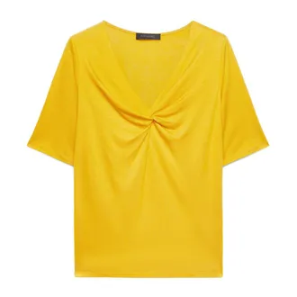 Elena Miro Mujer, Camisetas, Amarillo, Talla: 2XL