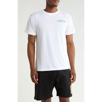 Prince Logo Cotton Blend Graphic T-Shirt in White at Nordstrom Rack, Size X-Large