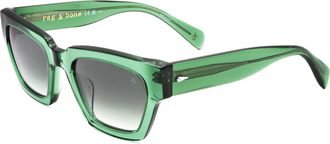 Rag & Bone Rag & Bone Womens 51mm Green Sunglasses