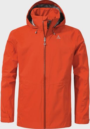Sch&ouml;ffel Outdoorjacke SCH&Ouml;FFEL 2.5L Jacket Aiplspitz M, Herren, Gr. 46, orange (5480, orange), Oberstoff : 100% Polyester, regular fit, hoch geschlossener Auss