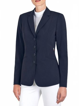 Equiline Caback Micro Perforated Show Jacket In Blue