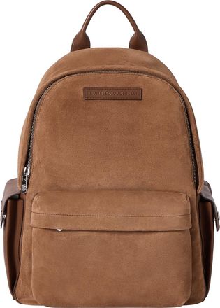Brunello Cucinelli Buffalo leather backpack in Tobacco at Nordstrom