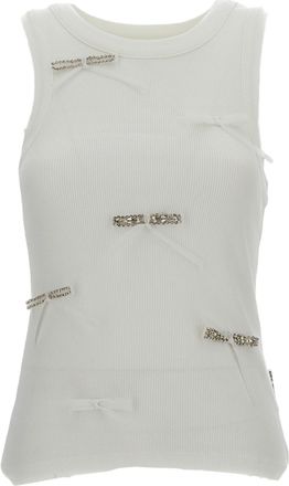 Des_Phemmes Snug-Fit Stretch Cotton Tank Top