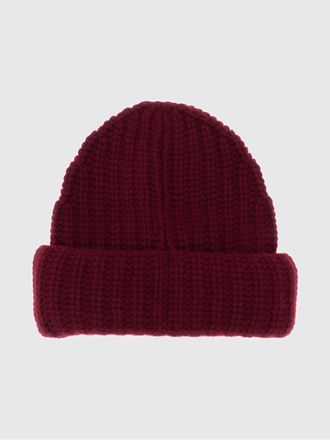 Lisa Yang Ribbed 100% Cashmere Beanie Hat with Turn-up Cuff