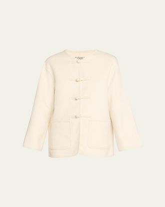 R&oacute;he Double-Wool & Cashmere Jacket