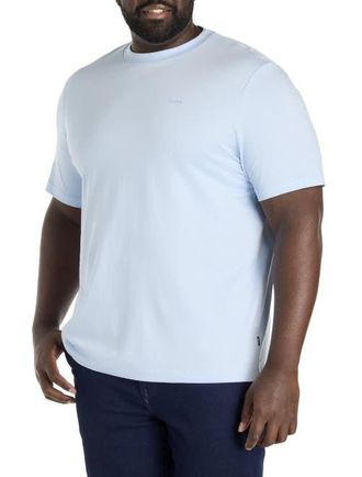 BOSS Big & Tall Thompson 01 Graphic Tee in Lt Pastel Blue at Nordstrom, Size 5X Big