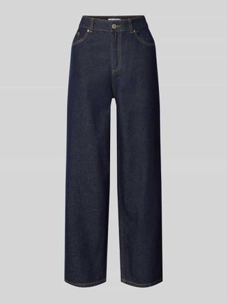 Jake*s Casual Straight Fit Jeans aus reiner Bio-Baumwolle in Jeansblau, Gr&ouml;&szlig;e 38