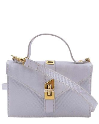 Fendi White Leather Shoulder Bag (Authentic Pre-Loved)