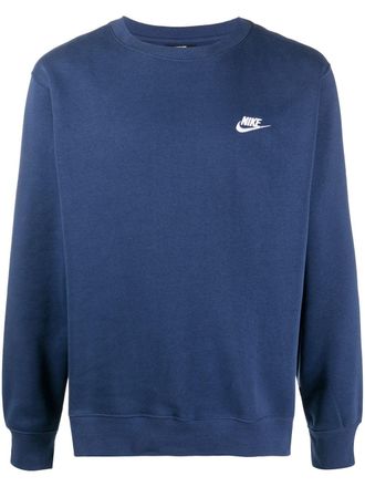 Nike Trui met geborduurd logo - Blauw