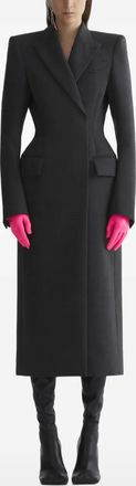 MUGLER hourglass coat - Grey