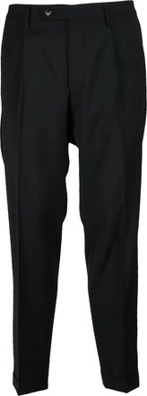 Michael Coal Tailored Stretch Fabric Trousers with Impeccable Fit