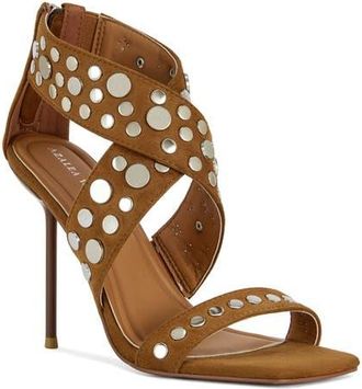 Azalea Wang Arte Studded Sandal in Tan at Nordstrom, Size 6.5