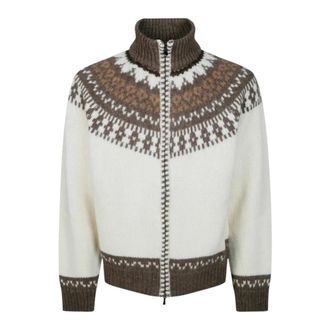 Altea Giubbino Maglia Jaquard - - Knitwear - Uomo - Beige - M