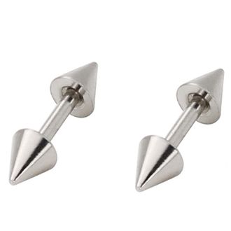 Generic Never Fade Classic Fashion Punk Rock Rivet Spike Earring 316L Stainless Steel Women Men Ear Stud Earrings Piercing Body JewelryPractical and Deft Mult