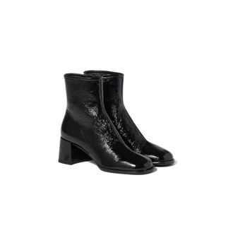 Miu Miu Naplak Booties, Woman, Black, Size 35,5