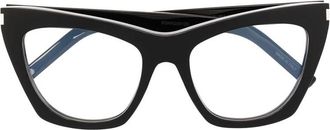 Saint Laurent Optical Frame - Dames - Brillen - Zwart - 55 MM - Accessoires