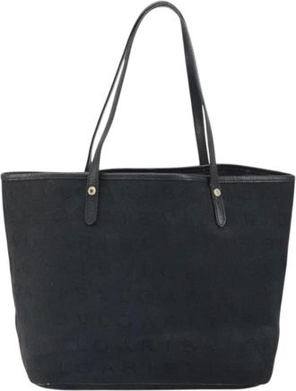 Bulgari Pre-owned Tote Bags, female, Black, Size: ONE SIZE Pre-owned Vintage Monogram Tote Bag