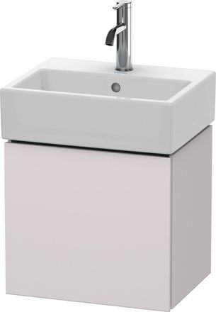 Duravit Duravit L-cube Mueble De Pared 43.4x34.1 Cm, 1 Puerta, Con Bisagra A La Izquierda, Para Vero Air 072445, Color: Blanco Lila Seda Laca Mate - Lc6245l87