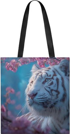 Generic Cherryflowers Tiger (1) Tote Bag for Women Men Shoulder Bags Purses Pouch Handbags