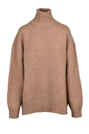 Jil Sander High Neck Sweater - Pink