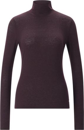 Windsor Lichtgewicht coltrui top - Dames - Coltruien - Bruin - XL - Wol - Truien & Vesten