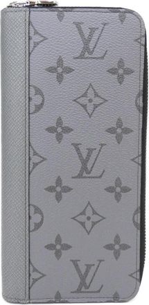 Louis Vuitton Gunmetal Coated Canvas Leather Long Wallet (Bi-Fold) (Pre-Owned)