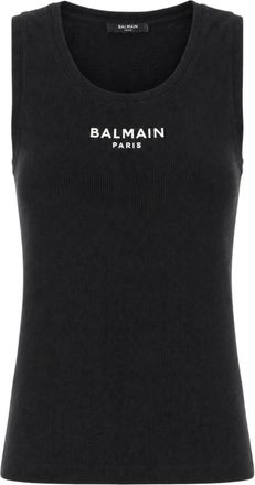 Balmain Mujer, Camisetas, Negro, Talla: M