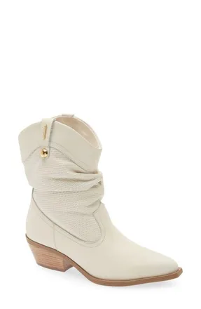 Bottero Slouch Western Boot in Off White at Nordstrom, Size 11