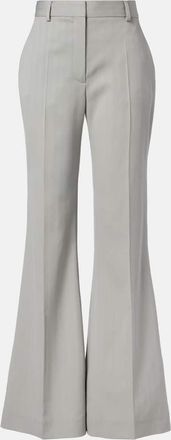 Stella McCartney Striped wool bootcut pants
