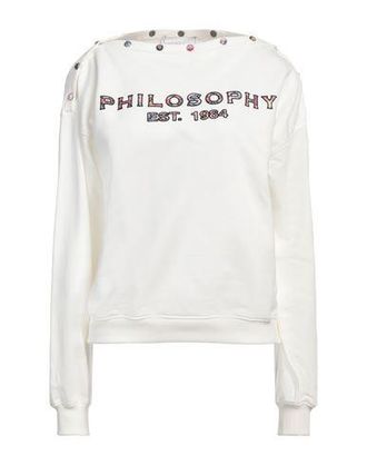 その他 PHILOSOPHY DI LORENZO SERAFINI REGULAR FIT SWEATSHIRT Philosophy Di Lorenzo Serafini logo-print Sweatshirt | White