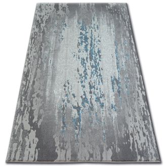 RugsX Rugsx - Alfombra Acr&iacute;lica Patara 0116 Color Blanco Arena/turquesa Grey 80x150 Cm