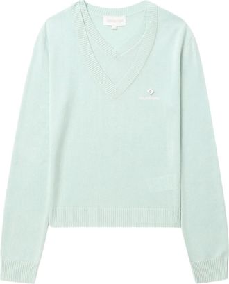 Shushu/Tong Trui van zijde-kasjmier - Groen