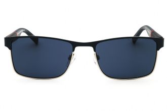 Tommy Hilfiger TH2040S Rectangular Metal Sunglasses - Blue