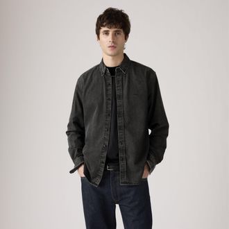 Levi's Authentic Button Down Shirt - Mens - 2XL - Black