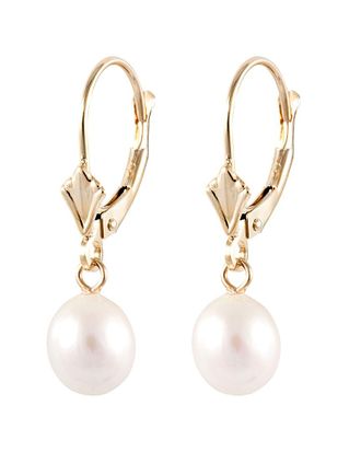 Splendid Pearls 14K 6.5-7Mm Freshwater Pearl Earrings