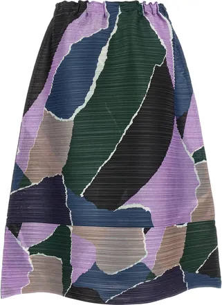 Pleats Please Issey Miyake Skirt - Purple