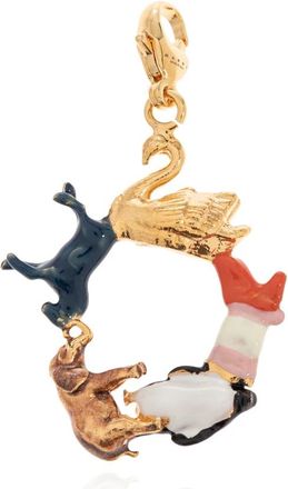Marni Hanger met de letter O - Dames - Kettingen - Veelkleurig - ONE Size - Leer - Accessoires