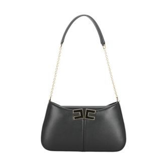 Elisabetta Franchi Shoulder Bags, female, Black, Size: ONE SIZE Shoulder Bag