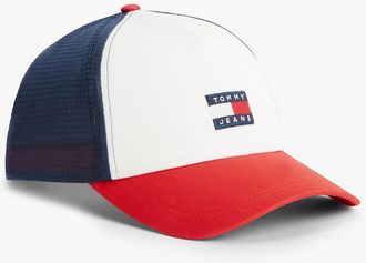 Tommy Hilfiger Mens Tommy Jeans Badge Logo Trucker Cap - Corporate