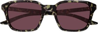 Gucci Sunglasses, unisex, Brown, Size: 52 MM Gg2078S Sunglasses