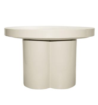 Moloo Mesa de centro redonda D56 cm Blanco roto